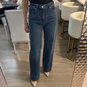 Frame Denim Women's Straight Leg Jeans - Dark Blue